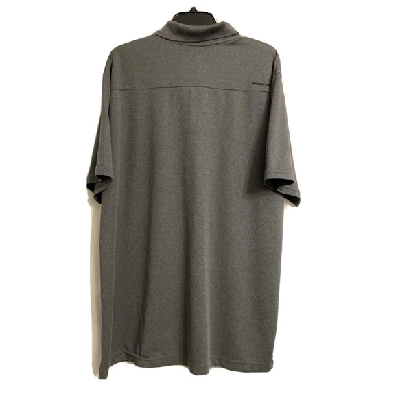 Dark Gray Under Armor Heat Gear Loose Fit Polo. Sz 2XL - Picture 4 of 4